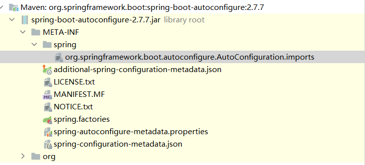 MyBatis Starter 中的 AutoConfiguration.imports 示例
